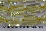 CNG6806 15.5 inches 5*8mm - 8*12mm nuggets lemon quartz beads
