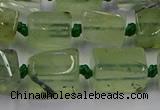 CNG6809 15.5 inches 5*8mm - 8*12mm nuggets prehnite beads