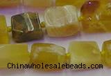 CNG6812 15.5 inches 5*8mm - 8*12mm nuggets yellow opal beads