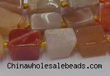 CNG6824 15.5 inches 5*8mm - 8*12mm nuggets sunstone beads