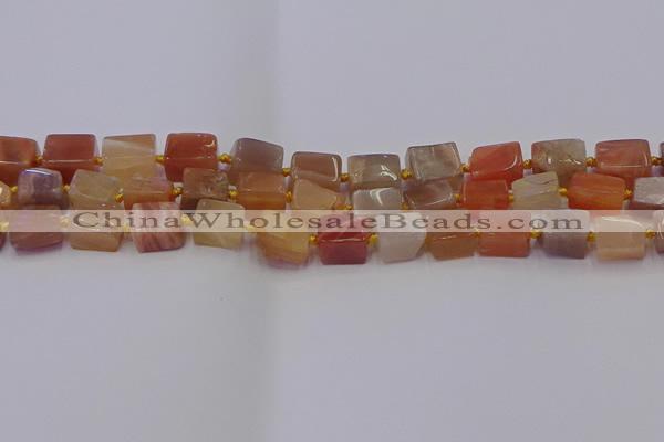 CNG6824 15.5 inches 5*8mm - 8*12mm nuggets sunstone beads