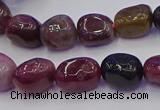 CNG6904 15.5 inches 8*12mm - 10*14mm nuggets tourmaline beads