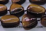 CNG696 15.5 inches 13*18mm - 15*16mm freeform yellow tiger eye beads