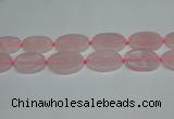 CNG7051 15.5 inches 25*35mm - 30*45mm freeform rose quartz beads