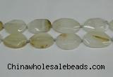 CNG7080 15.5 inches 25*35mm - 35*45mm faceted freeform agate beads