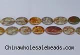 CNG7111 15.5 inches 18*25mm - 20*33mm freeform birdeye rhyolite beads