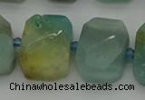 CNG7201 15.5 inches 13*18mm - 15*20mm faceted freeform amazonite beads
