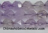 CNG7216 15.5 inches 8mm faceted nuggets amethyst beads wholesale