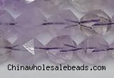 CNG7218 15.5 inches 12mm faceted nuggets amethyst beads wholesale