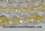 CNG7231 15.5 inches 8mm faceted nuggets citrine gemstone beads