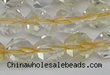 CNG7232 15.5 inches 10mm faceted nuggets citrine gemstone beads