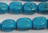 CNG732 15.5 inches 13*18mm nuggets synthetic turquoise beads wholesale