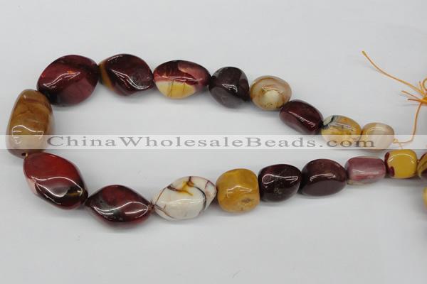 CNG74  15.5 inches 13*18mm - 25*35mm nuggets mookaite gemstone beads