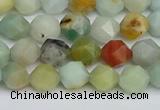 CNG7415 15.5 inches 6mm faceted nuggets amazonite beads