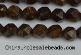 CNG7440 15.5 inches 6mm faceted nuggets bronzite gemstone beads