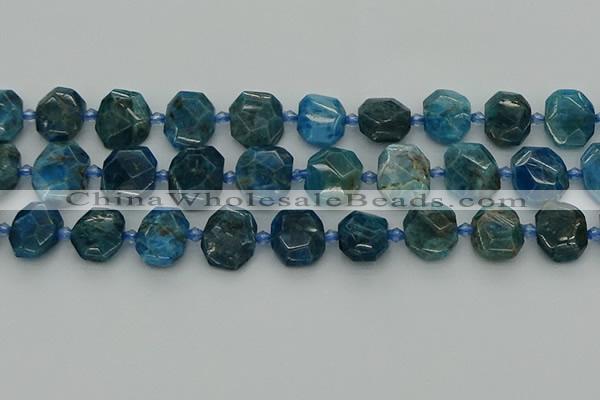 CNG7457 15.5 inches 12*16mm - 15*20mm faceted freeform apatite beads