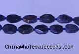 CNG7517 15.5 inches 25*35mm - 30*40mm faceted freeform labradorite beads