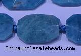 CNG7530 15.5 inches 18*25mm - 25*35mm faceted freeform amazonite beads