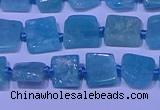 CNG7542 15.5 inches 6*8mm - 10*12mm freeform amazonite beads