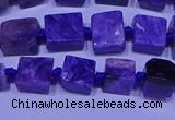 CNG7546 15.5 inches 6*8mm - 10*12mm freeform charoite beads