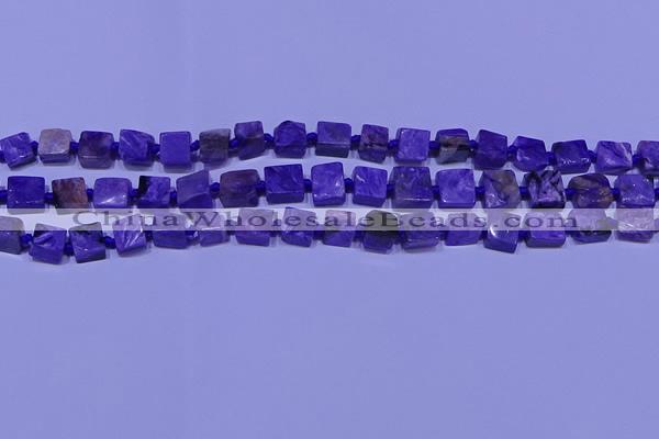 CNG7546 15.5 inches 6*8mm - 10*12mm freeform charoite beads