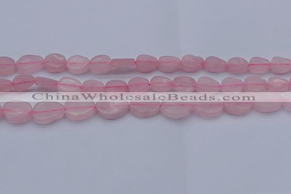 CNG7571 15.5 inches 10*14mm - 13*18mm freeform rose quartz beads