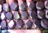 CNG7583 15.5 inches 15*20mm - 18*25mm faceted freeform hematite beads