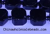 CNG7606 15.5 inches 12*14mm - 15*16mm freeform black tourmaline beads