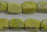 CNG761 15.5 inches 15*20mm nuggets lemon jade beads wholesale
