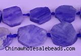 CNG7613 15.5 inches 12*12mm - 15*16mm freeform kyanite beads