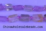 CNG7634 15.5 inches 5*7mm - 8*10mm nuggets mixed quartz beads