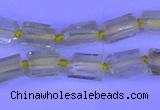 CNG7636 15.5 inches 5*7mm - 8*10mm nuggets lemon quartz beads