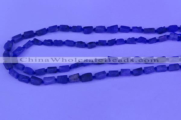 CNG7645 15.5 inches 5*6mm - 6*8mm nuggets tanzanite beads