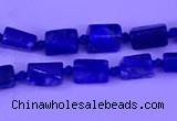 CNG7654 15.5 inches 5*6mm - 6*9mm nuggets lapis lazuli beads