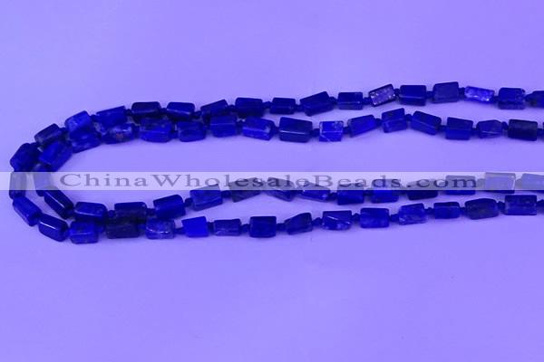 CNG7654 15.5 inches 5*6mm - 6*9mm nuggets lapis lazuli beads