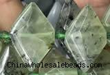 CNG7703 15.5 inches 13*20mm - 15*25mm faceted freeform prehnite beads