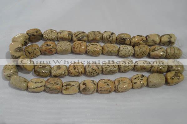CNG775 15.5 inches 13*18mm nuggets feldspar jasper beads wholesale