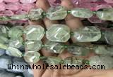 CNG7804 15.5 inches 13*18mm - 18*25mm faceted freeform prehnite beads