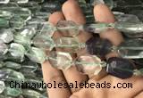 CNG7806 15.5 inches 13*18mm - 18*25mm faceted freeform fluorite beads