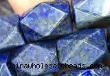CNG7849 15.5 inches 12*16mm - 13*18mm faceted nuggets lapis lazuli beads
