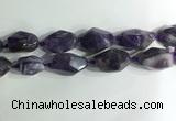 CNG7956 15.5 inches 15*25mm - 20*40mm nuggets smoky quartz beads