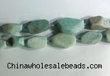CNG7960 15.5 inches 15*25mm - 20*40mm nuggets amazonite beads