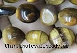 CNG8020 15.5 inches 6*8mm nuggets yellow tiger eye beads