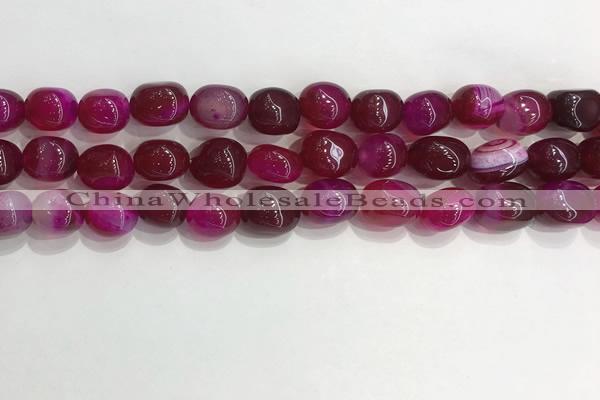 CNG8117 15.5 inches 8*12mm nuggets agate beads wholesale