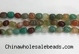 CNG8122 15.5 inches 8*12mm nuggets agate beads wholesale