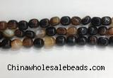 CNG8125 15.5 inches 8*12mm nuggets agate beads wholesale