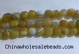 CNG8131 15.5 inches 8*12mm nuggets striped agate beads wholesale