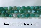 CNG8137 15.5 inches 8*12mm nuggets striped agate beads wholesale