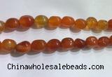 CNG8154 15.5 inches 10*14mm nuggets agate beads wholesale