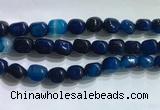 CNG8156 15.5 inches 10*14mm nuggets agate beads wholesale